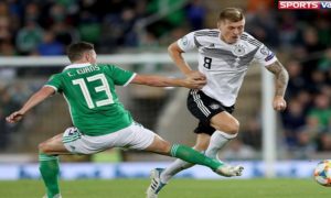 Germany beat Northern Ireland Cross runig the ball UEFA Euro selection